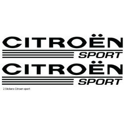 Kit Citroen Sport 2 Stickers 25x5 cms 