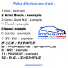 Lettrage de pare brise personnalisée Lettrage de pare brise personnalisée