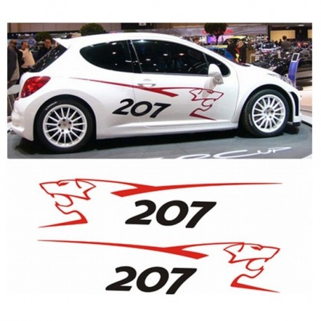 stickers Peugeot Lion Sport 207 ?·.¸¸ FRANCE STICKERS ¸¸.·?