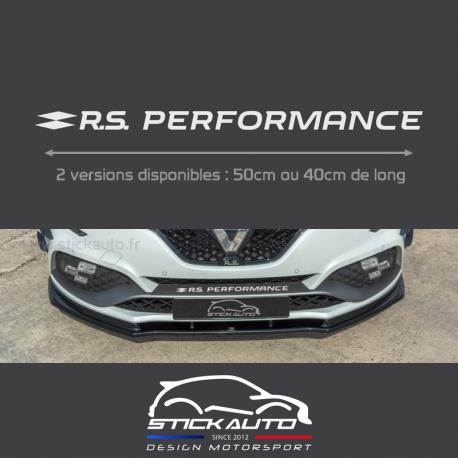 Renault Sticker RS Performance pour lame ou autre