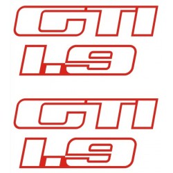 Kit Stickers de custodes 205 GTi 1.9
