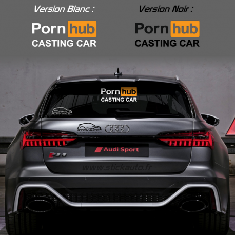 Sticker Porn Hub Casting Car Stick Auto