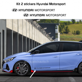 Kit 2 stickers Hyundai Motorsport 60cm