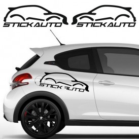 Kit 2 Stickers XXL Stick Auto