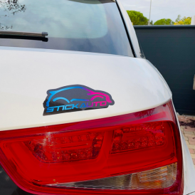 Stick Auto print dégradé Bleu / Fushia Edition Limitée