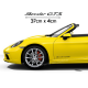 Kit 2 Stickers Porsche Boxster GTS 37cm x 4cm