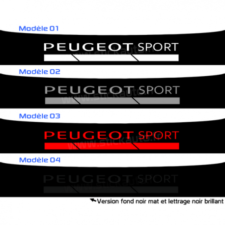 Bandeau Pare soleil Peugeot Sport P pour 208