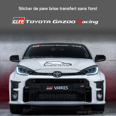 Lettrage transfert Toyota Gazoo Racing