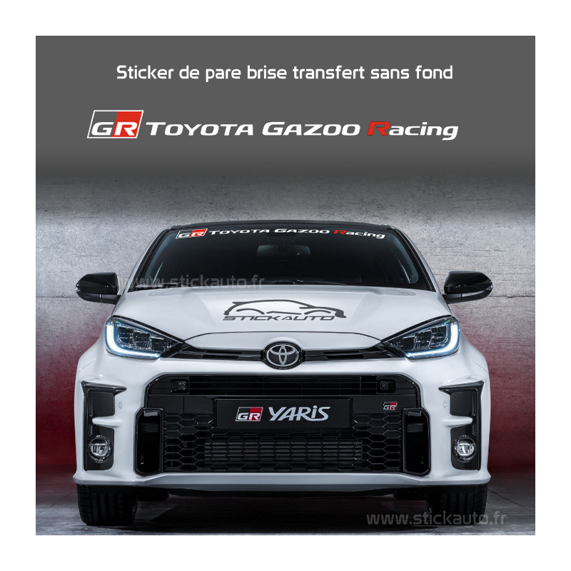 Lettrage transfert Toyota Gazoo Racing - STICK AUTO