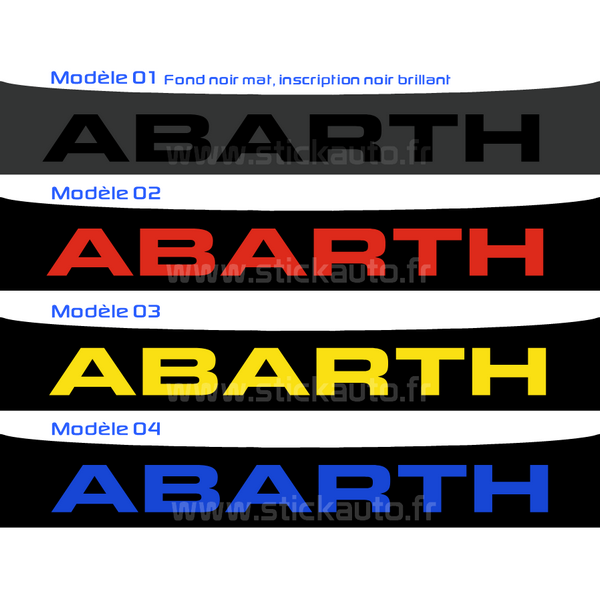 Pour Abarth 3-Rouge - Porte-cartes pour pare-soleil de voiture