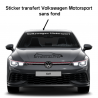 Lettrage transfert Volkswagen Motorsport