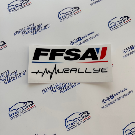 Autocollant FFSA Rallye Fan