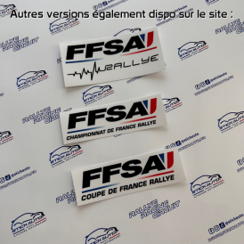 Autocollant FFSA Rallye Fan