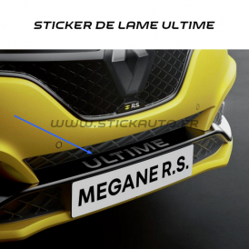 Sticker de lame Ultime Megane RS