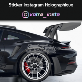 Sticker Instagram Holographique