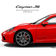 Kit 2 Stickers Porsche Cayman S