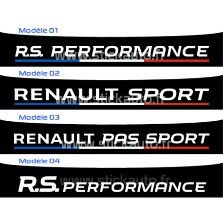 Bandeau Pare soleil Renault Sport P