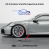 Kit 2 Stickers Porsche 911 Carrera S type 992