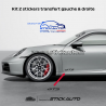 Kit 2 Stickers Porsche 911 Carrera S type 992