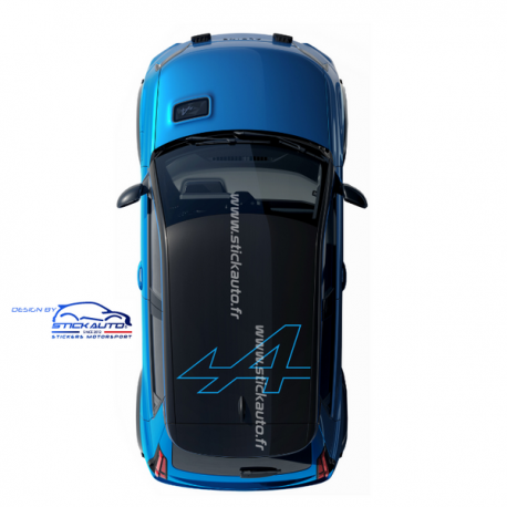 Kit 2 stickers Alpine grand A contour A290 Kit 2 stickers Alpine grand A contour A290