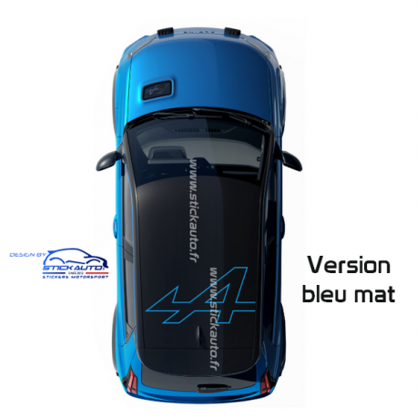 Stickers Alpine grand A contour A290 version bleu mat Stickers Alpine grand A contour A290 version bleu mat
