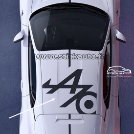 Stickers Alpine grand A contour A290