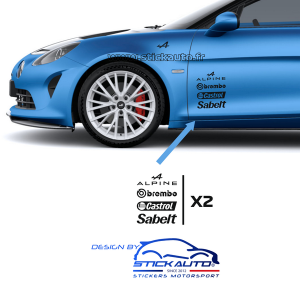 Kit 8 Stickers Alpine