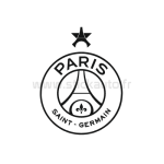 Sticker PSG avec Etoile Sticker PSG avec Etoile