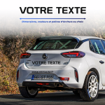 Lettrage personnalisable pour carrosserie Lettrage personnalisable pour carrosserie