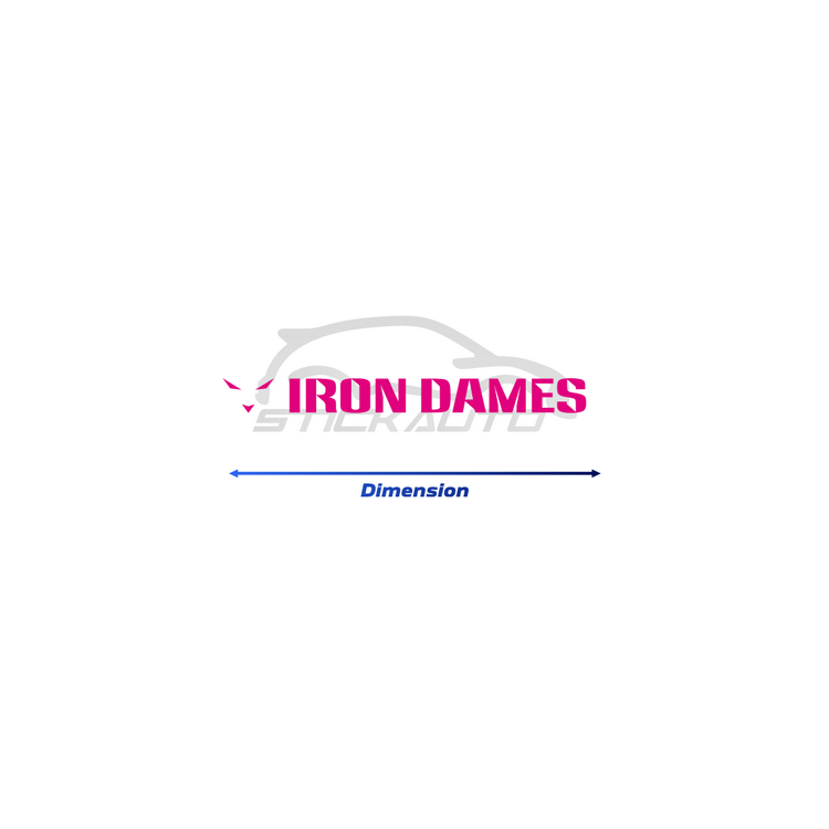 Sticker Iron Dames Sticker Iron Dames