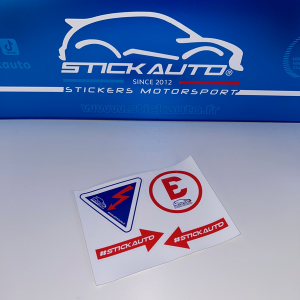 Planche de sticker sécurité STICK AUTO simple