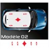 Stickers de toit Carte ( DS3, Mini, Fiat 500, etc... ) Stickers de toit Carte ( DS3, Mini, Fiat 500, etc... )