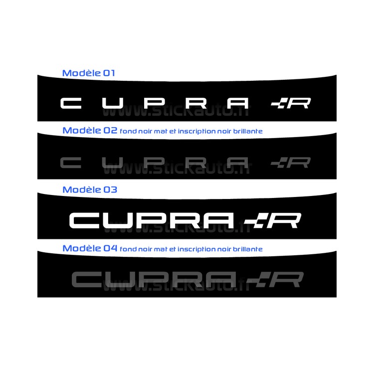 Bandeau Pare soleil Cupra A Bandeau Pare soleil Cupra A