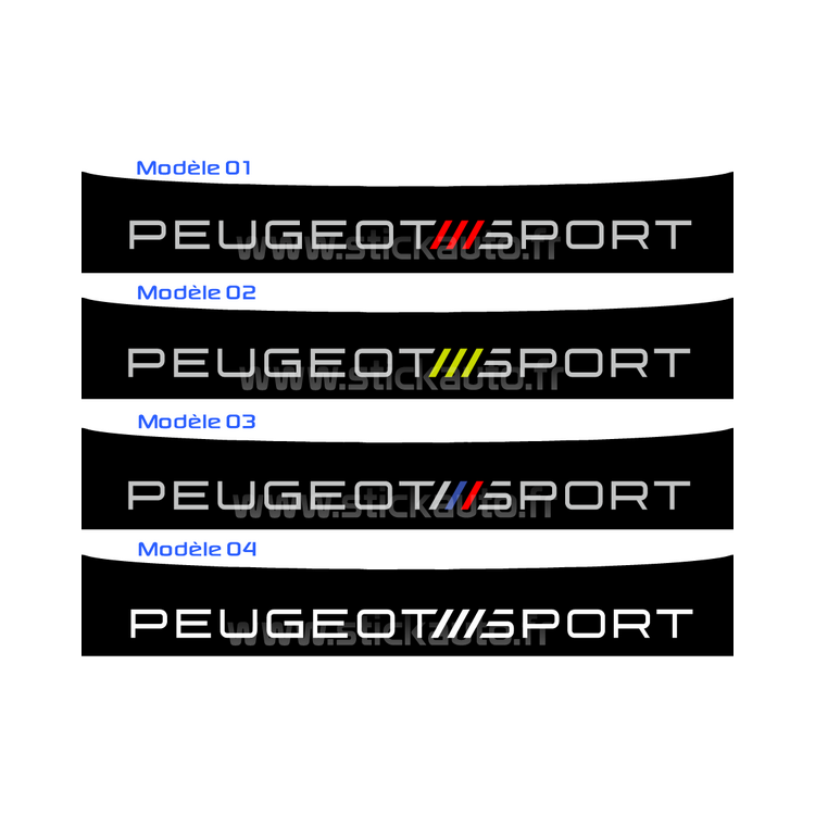 Bandeau Pare soleil Peugeot Sport Engineered Ligne sauf 208
