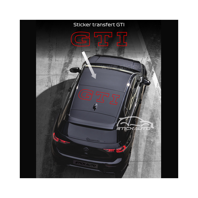 Stickers GTI contour