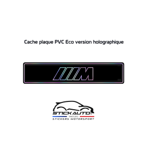 Cache plaque Holographique BMW M