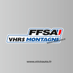 Autocollant FFSA Montagne VHRS