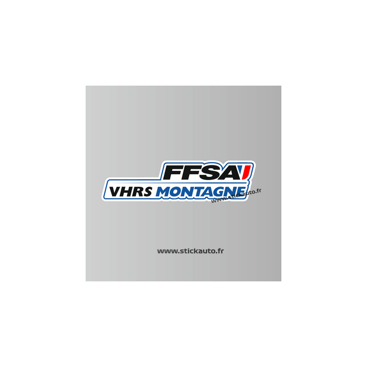 Autocollant FFSA Montagne VHRS
