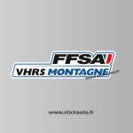 Autocollant FFSA Montagne VHRS