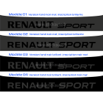Bandeau Pare soleil Renault Sport Version Mat - Brillant