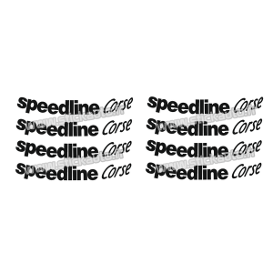 Kit 8 Stickers de jante Speedline Corse