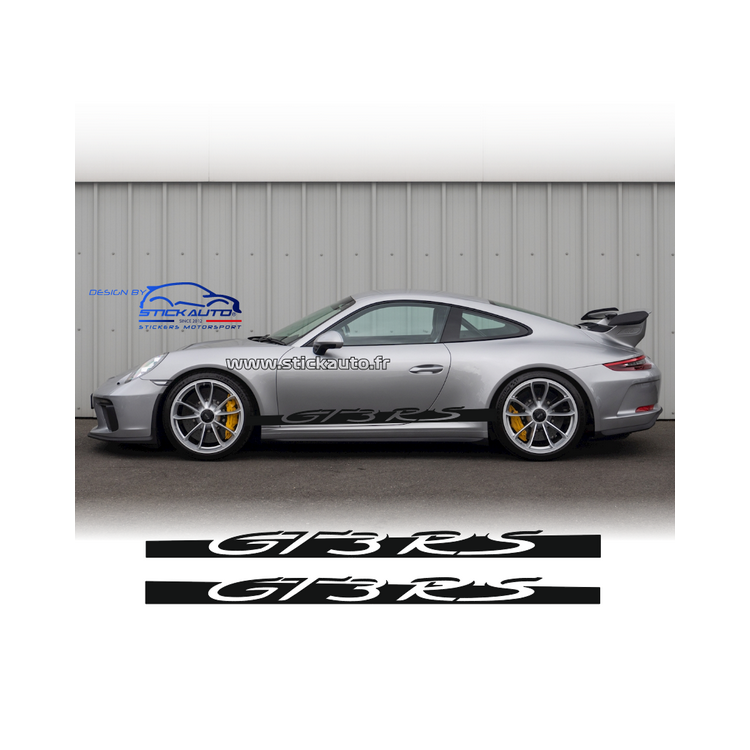 Kit 2 Bandes latérales stickers Porsche GT3 RS 991