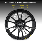 Kit 4 Stickers de jante OZ RACING ultraleggera