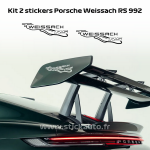Kit 2 stickers Porsche Weissach RS 992