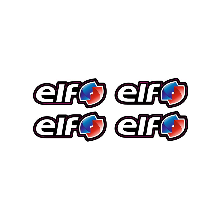 Planche autocollants Elf