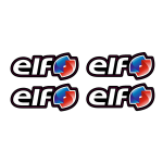 Planche autocollants Elf