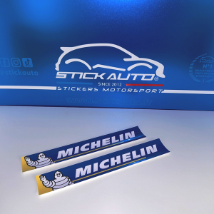 2 autocollants Michelin 31x5cm