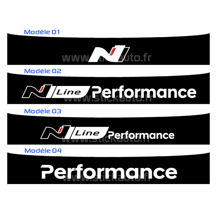 Bandeau Pare soleil Hyundai N Performance Line