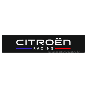 Commande Client D110526 cache plaque citroen racing new
