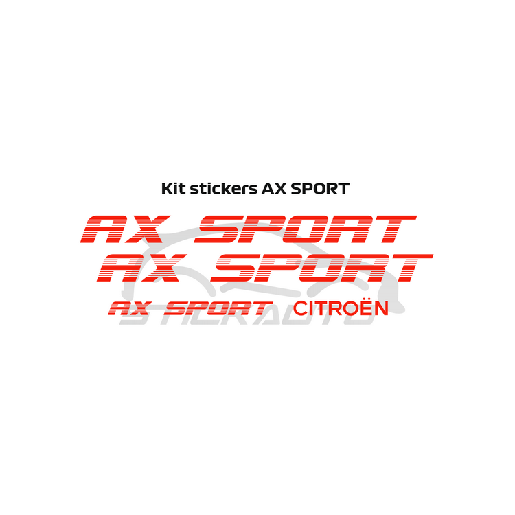 Kit stickers AX SPORT Citroën